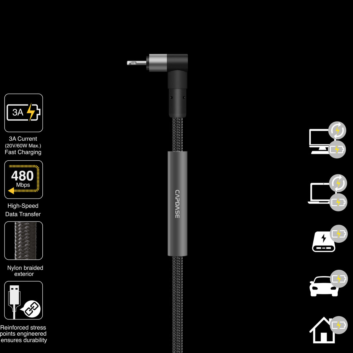 Kickstand LC_1.5M USB-C To Lightning Cable 1.5M