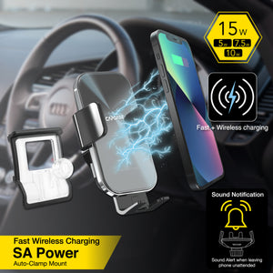 SA Power Fast Wireless Charging Auto-Clamp Car Mount DSH Base-ADA4 for Audi A4L/5 / RS4/5 / S4/5