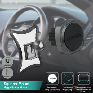SQUARER Magnetic Car Mount DSH Base-ADQ2 for Audi A3 / Q2L