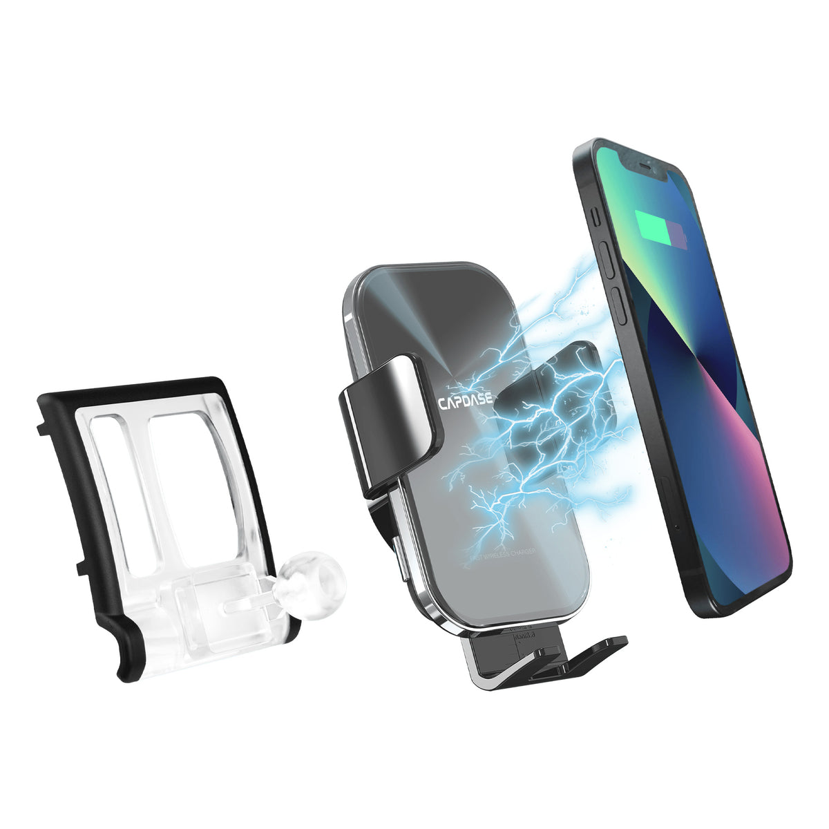 SA Power Fast Wireless Charging Auto-Clamp Car Mount DSH Base-BMW51 for BMW 5 (2011-2017)