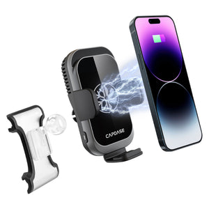 A-CM Power II Ceramic Cooling Fast Wireless Charging Auto-Clamp Car Mount DSH Base-GLE for Benz GLE / GLS (2020-2021)