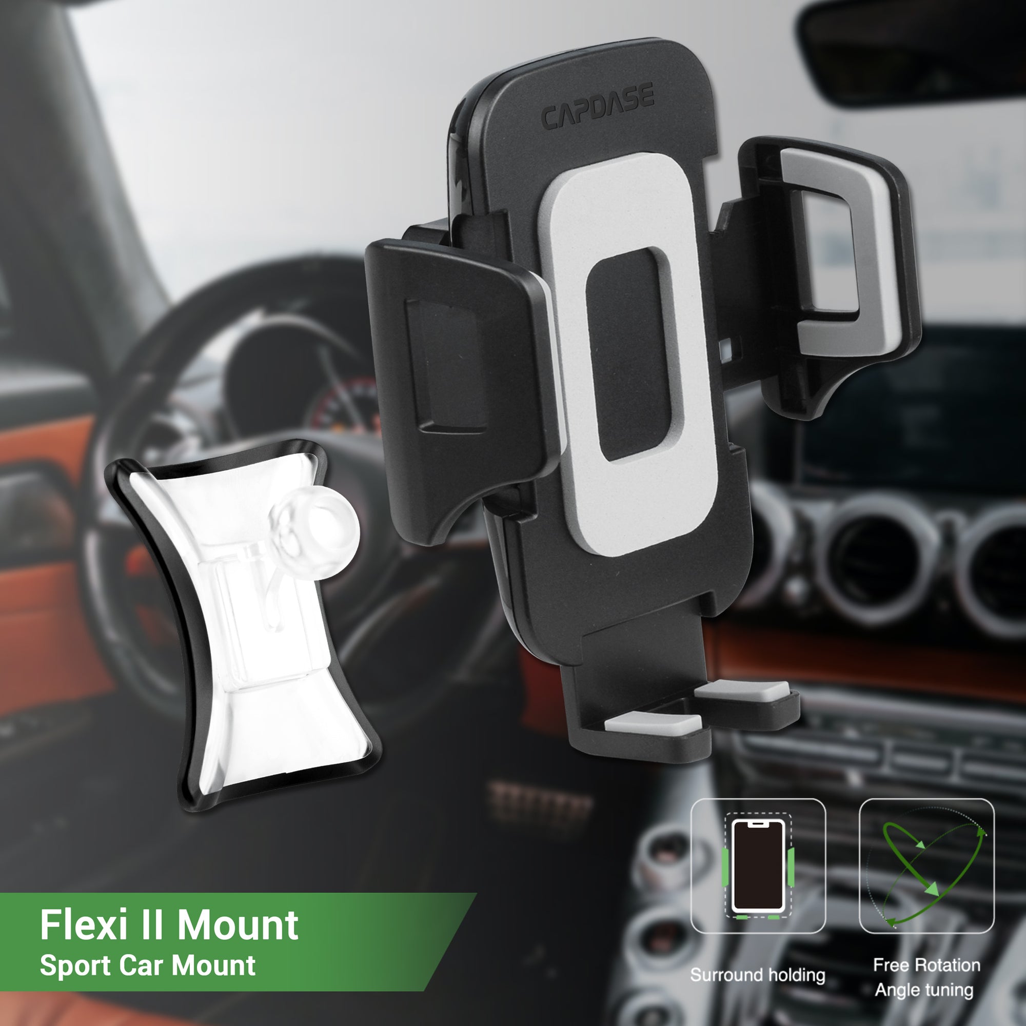 FLEXI II Sport Car Mount DSH Base-BGLB for Benz B Class / GLB (2020-2021)