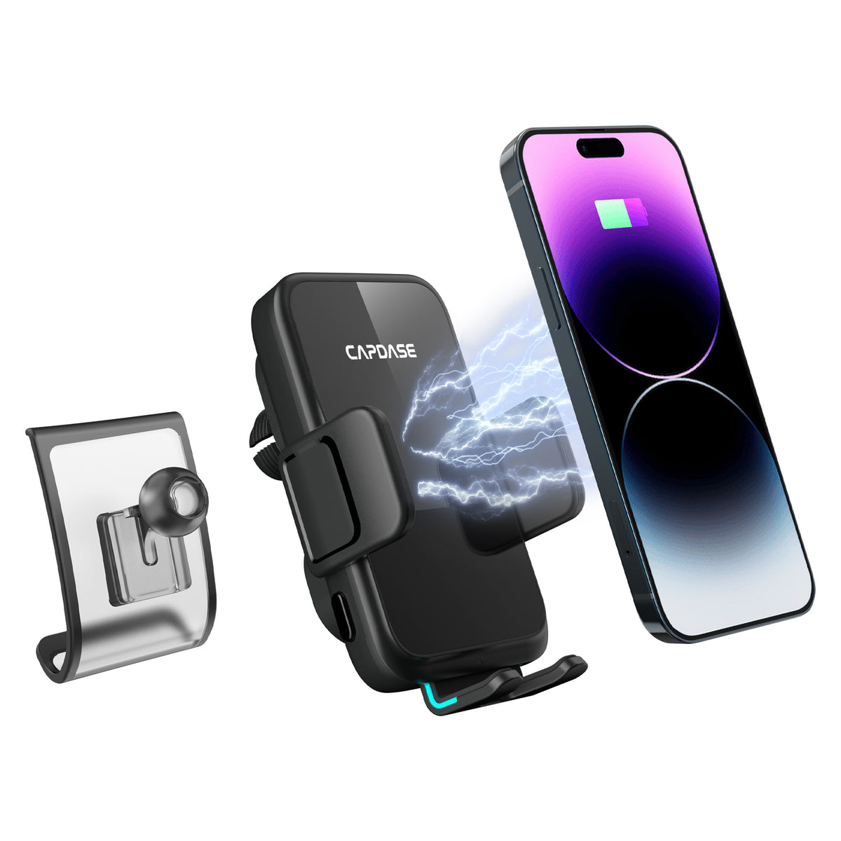 AA Power II Fast Wireless Charging Auto-Clamp & Auto-Alignment Car Mount DBase - PLML for Porsche Panamera (2017-2020)