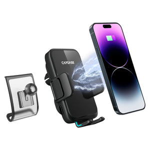 AA Power II Fast Wireless Charging Auto-Clamp & Auto-Alignment Car Mount DBase - PLML for Porsche Panamera (2017-2020)