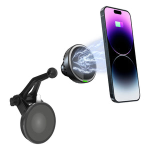 M-CM Power II Ceramic Cooling Fast Wireless Charging Magnetic Car Mount TouchScreen - CH04 for Tesla Model 3/Y