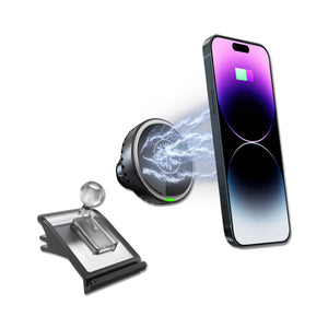 M-CM Power II Ceramic Cooling Fast Wireless Charging Magnetic Car Mount Vent Base - T01 for Tesla Model 3/Y