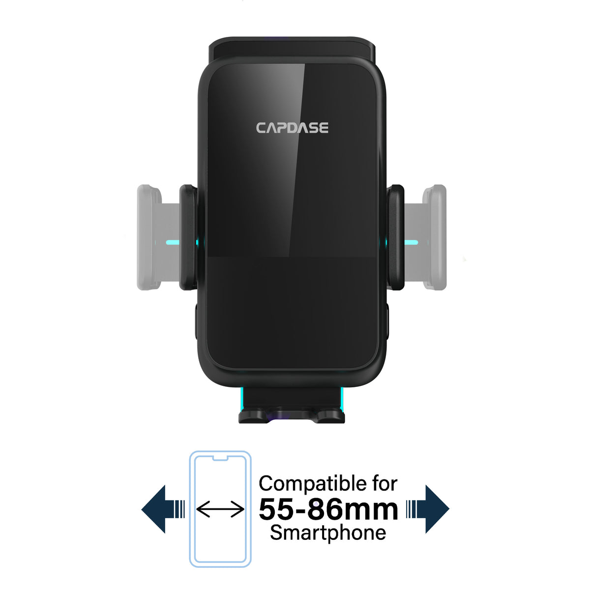 AA Power II Fast Wireless Charging Auto-Clamp & Auto-Alignment Car Mount DSH Base-GLE for Benz GLE / GLS (2020-2021)