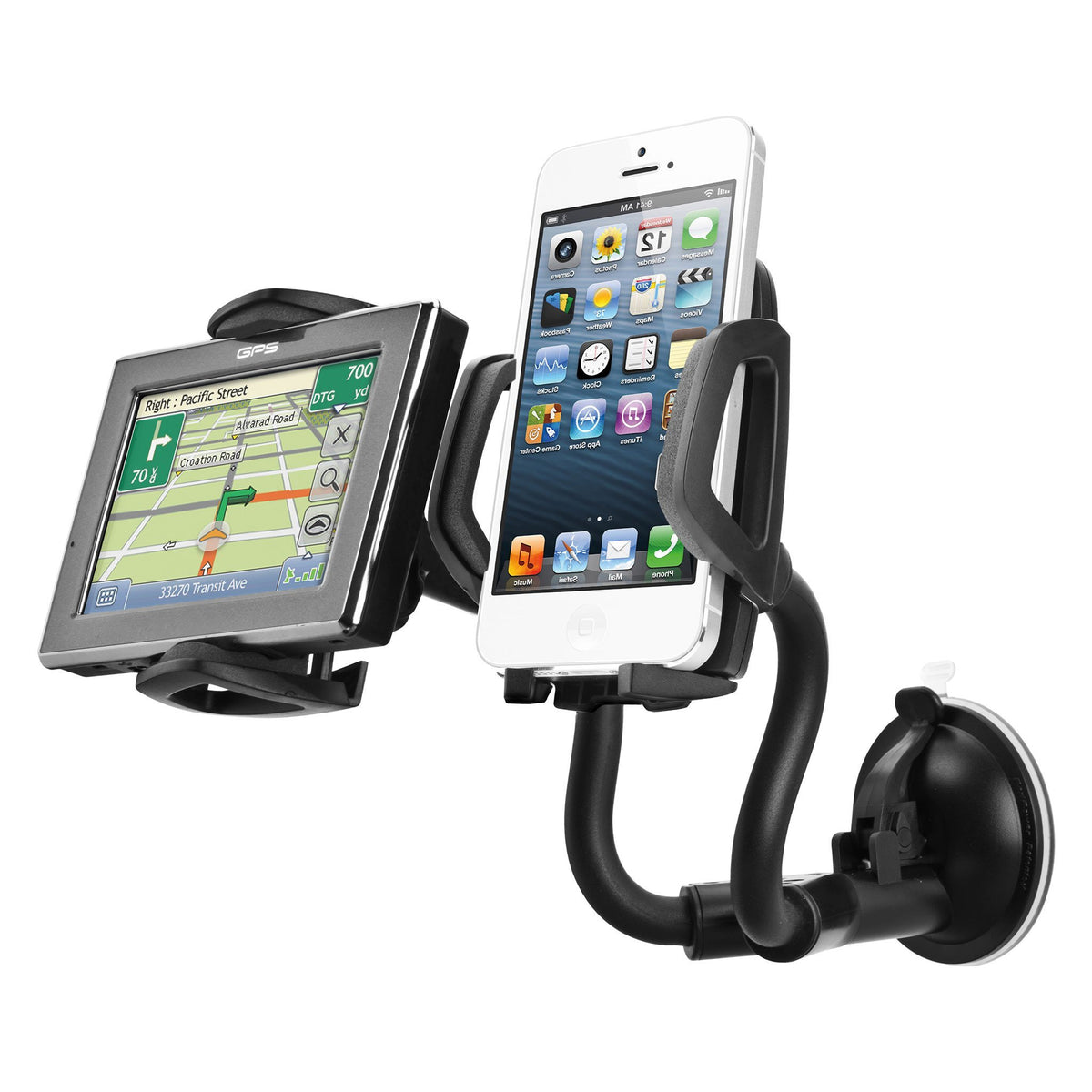 RACER DUO Car Mount Gooseneck Arm