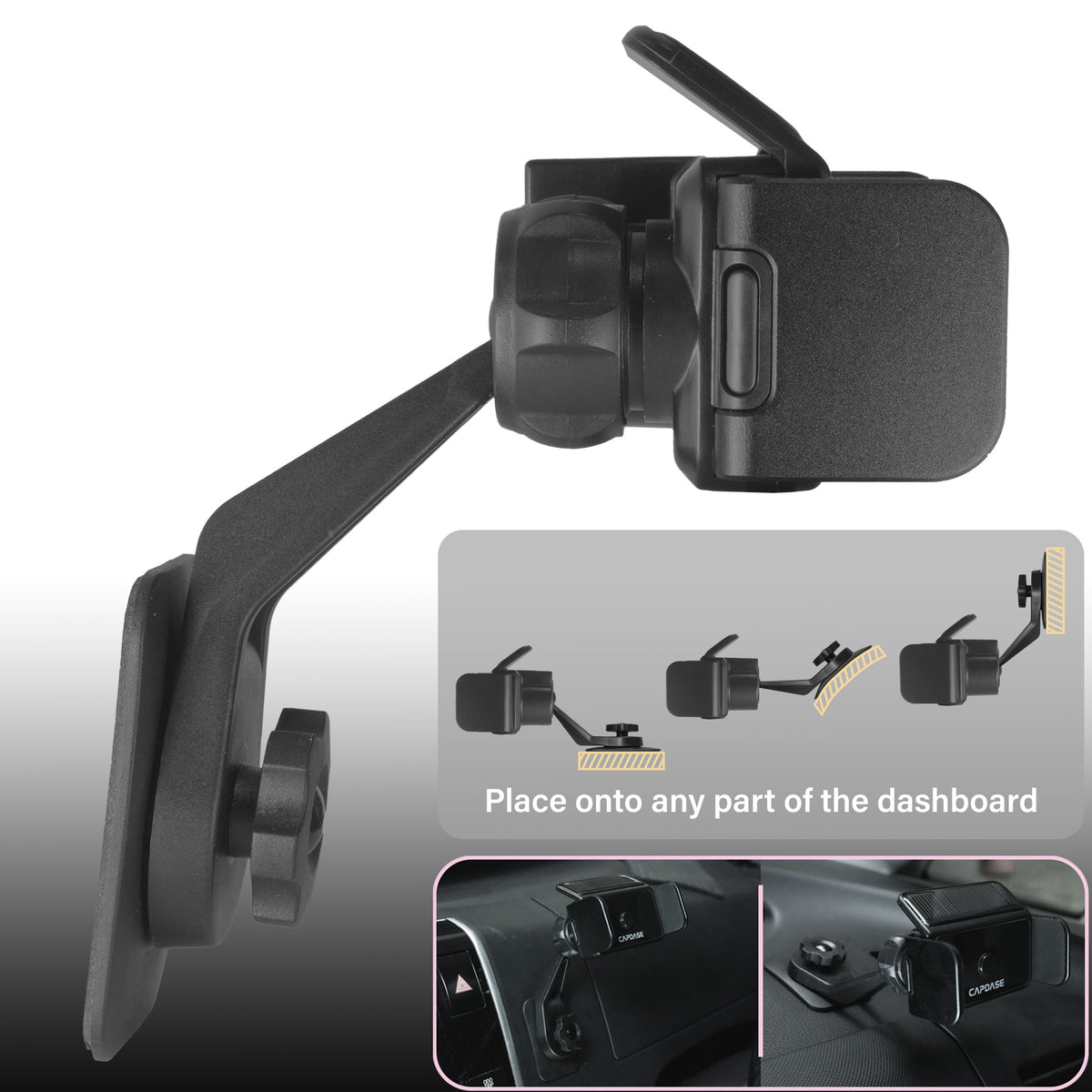 Cobot-SOLAR Auto-Clamp Car Mount Rotating Tack