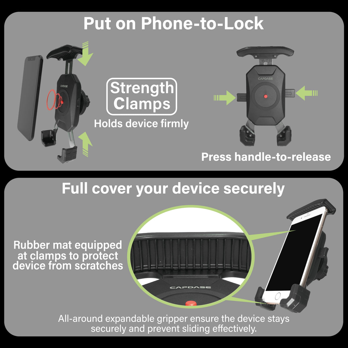 SA-mFlyer Bike & Motorcycle Mount with Shock Absorber