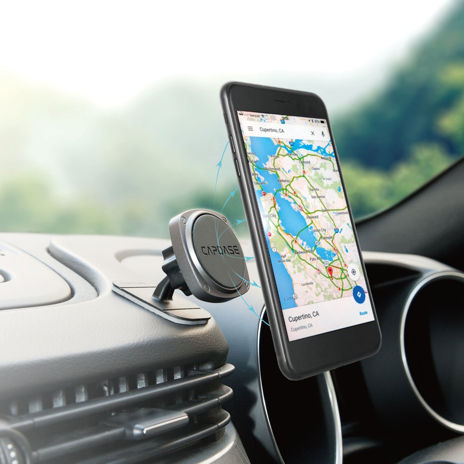 SQUARER Magnetic Car Mount Mini Tack