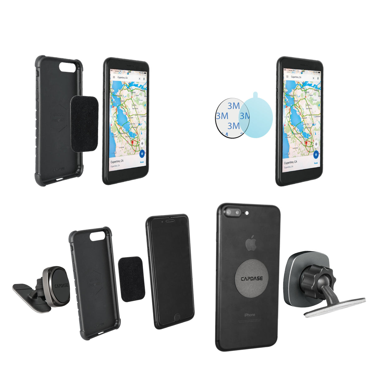 SQUARER Magnetic Car Mount Air Vent-Hook