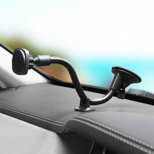 SQUARER Magnetic Car Mount Suction Cup PRO - Gooseneck Arm 300mm