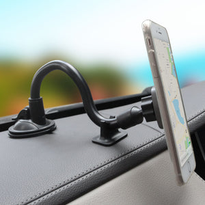 SQUARER Magnetic Car Mount Suction Cup PRO - Gooseneck Arm 300mm