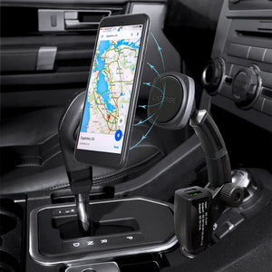 SQUARER-CHARGING ARM F30 QC 3.0 Car Charger Magnetic Mount 