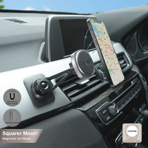 SQUARER Magnetic Car Mount Rotating Tack