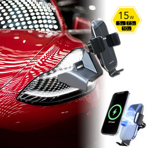 SA Power Fast Wireless Charging Auto-Clamp Car Mount Vent Base - Left 94 for Tesla Model 3/Y