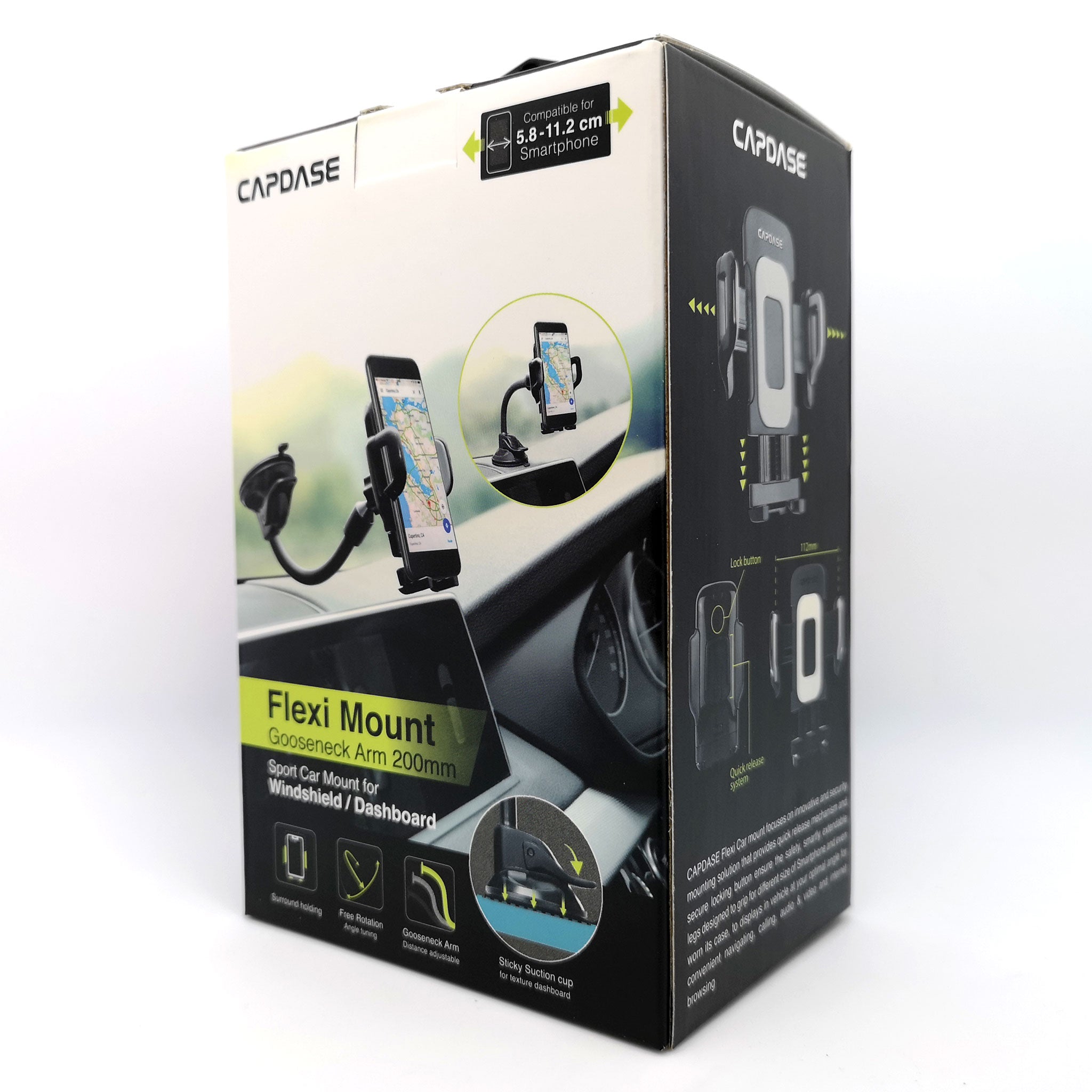 FLEXI II Sport Car Mount Gooseneck Arm Capdase