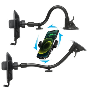 SA Power Fast Wireless Charging Auto-Clamp Car Mount Gooseneck Arm 300mm