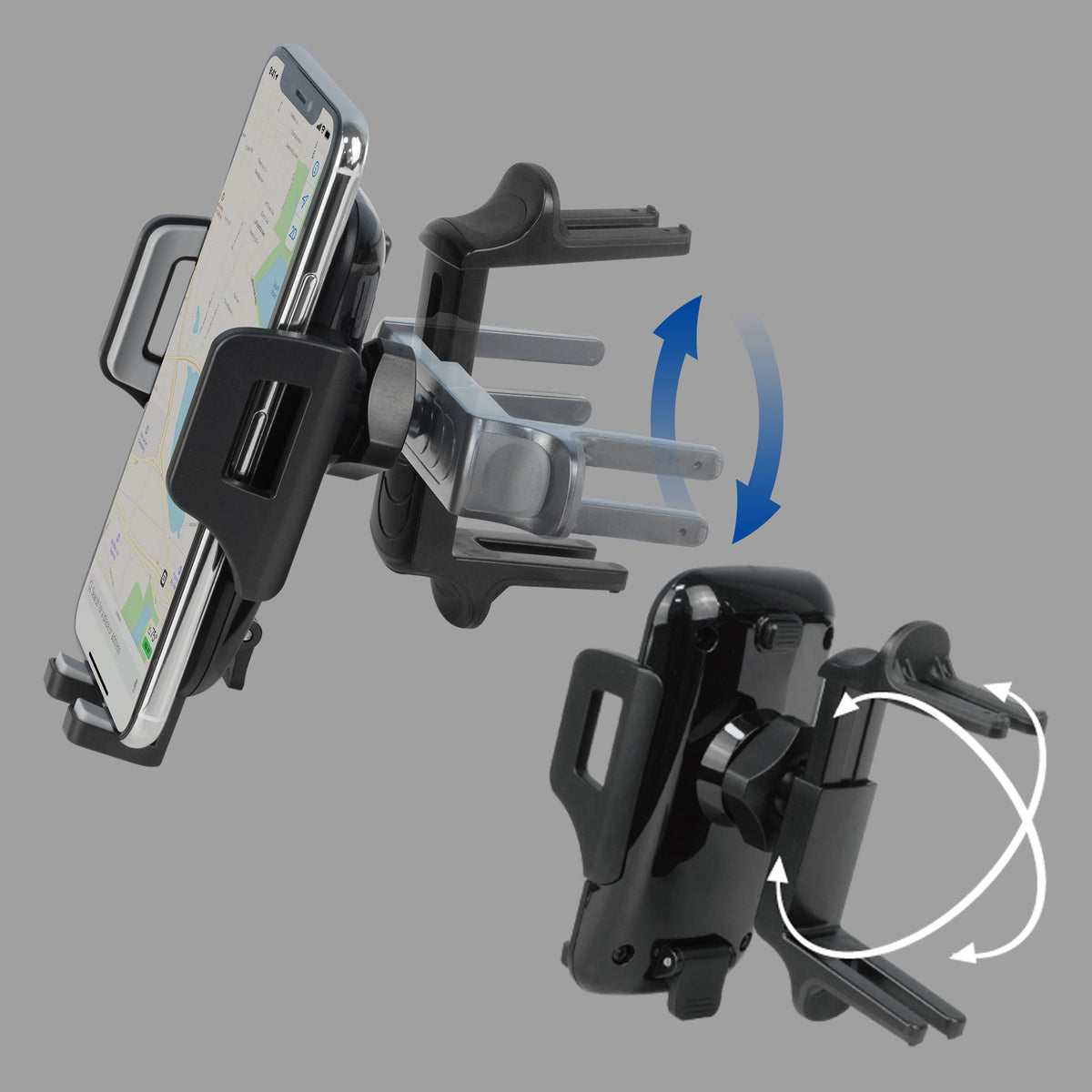 FLEXI II Sport Car Mount Round Air Vent Clip