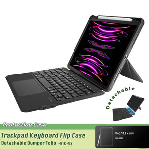 Detachable Bumper Folio BTK-US Trackpad Keyboard Flip Case for iPad 10.9-inch and 11-inch