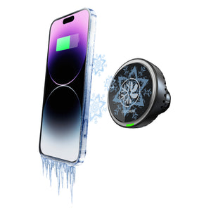 M-CM Power II Ceramic Cooling Fast Wireless Charging Magnetic Car Mount DSH Base-AQ5L for Audi Q5L / SQ5