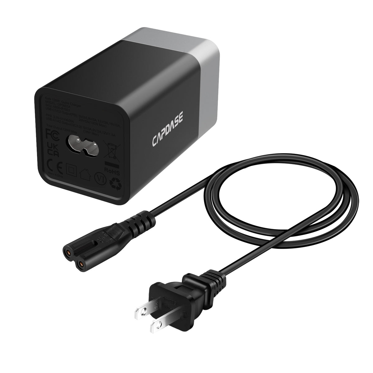 RANGER 4P120SD GaN 120W QC / PD Wall Charger US Plug