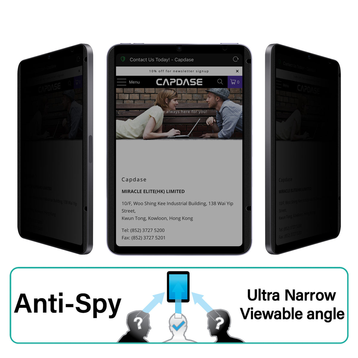 Magnetic DMF Privacy Film For iPad mini 6 8.3-inch