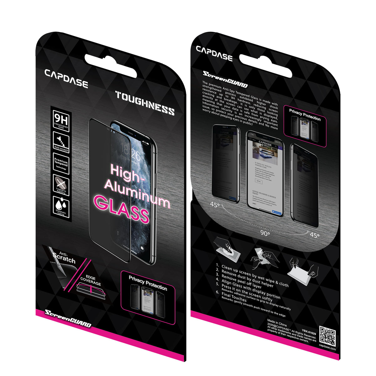 iPhone 12 & 12 Pro PrivacyGuard Screen Protector FFG Privacy Pro