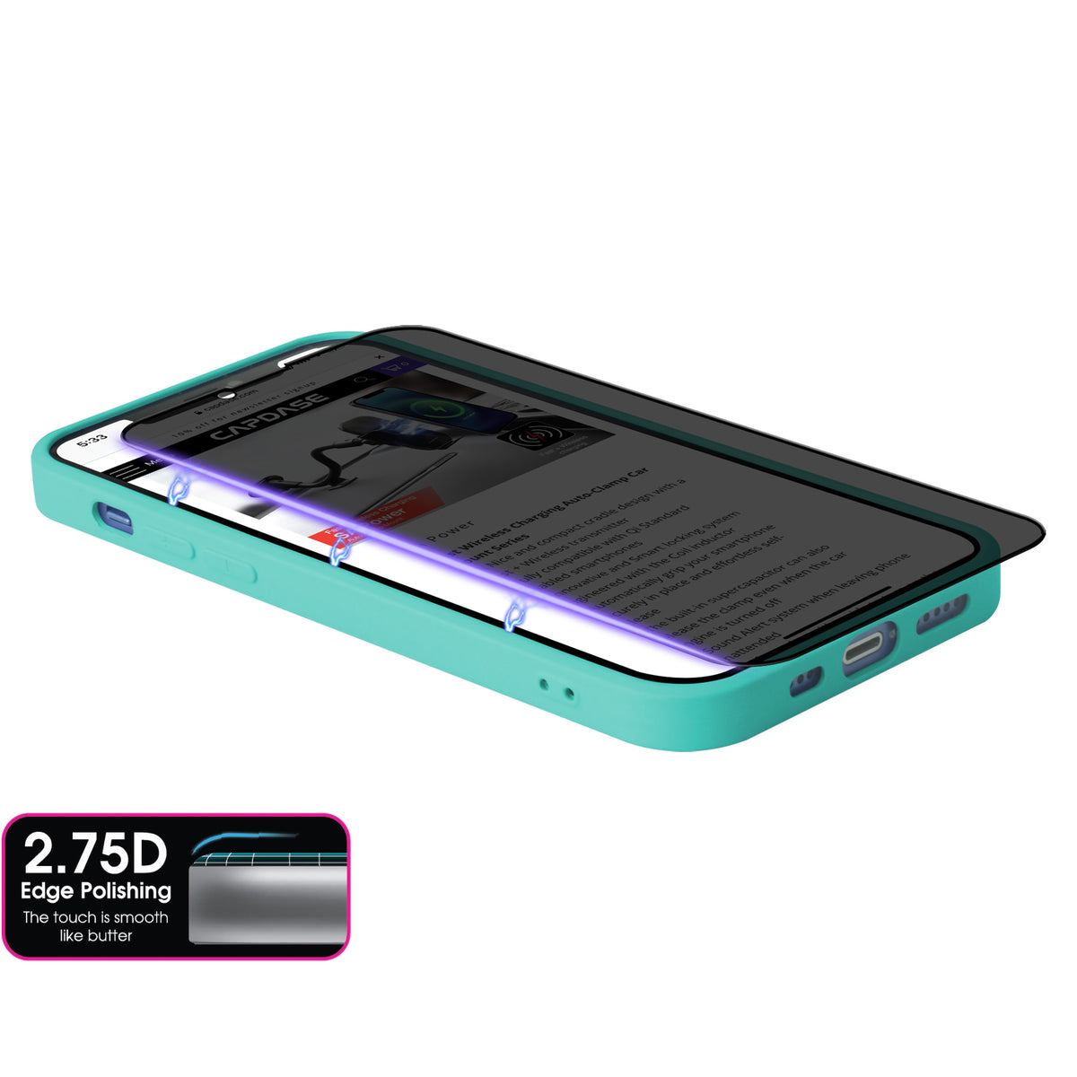 iPhone 14 & 13 & 13 Pro PrivacyGuard Pro Screen Protector FFG