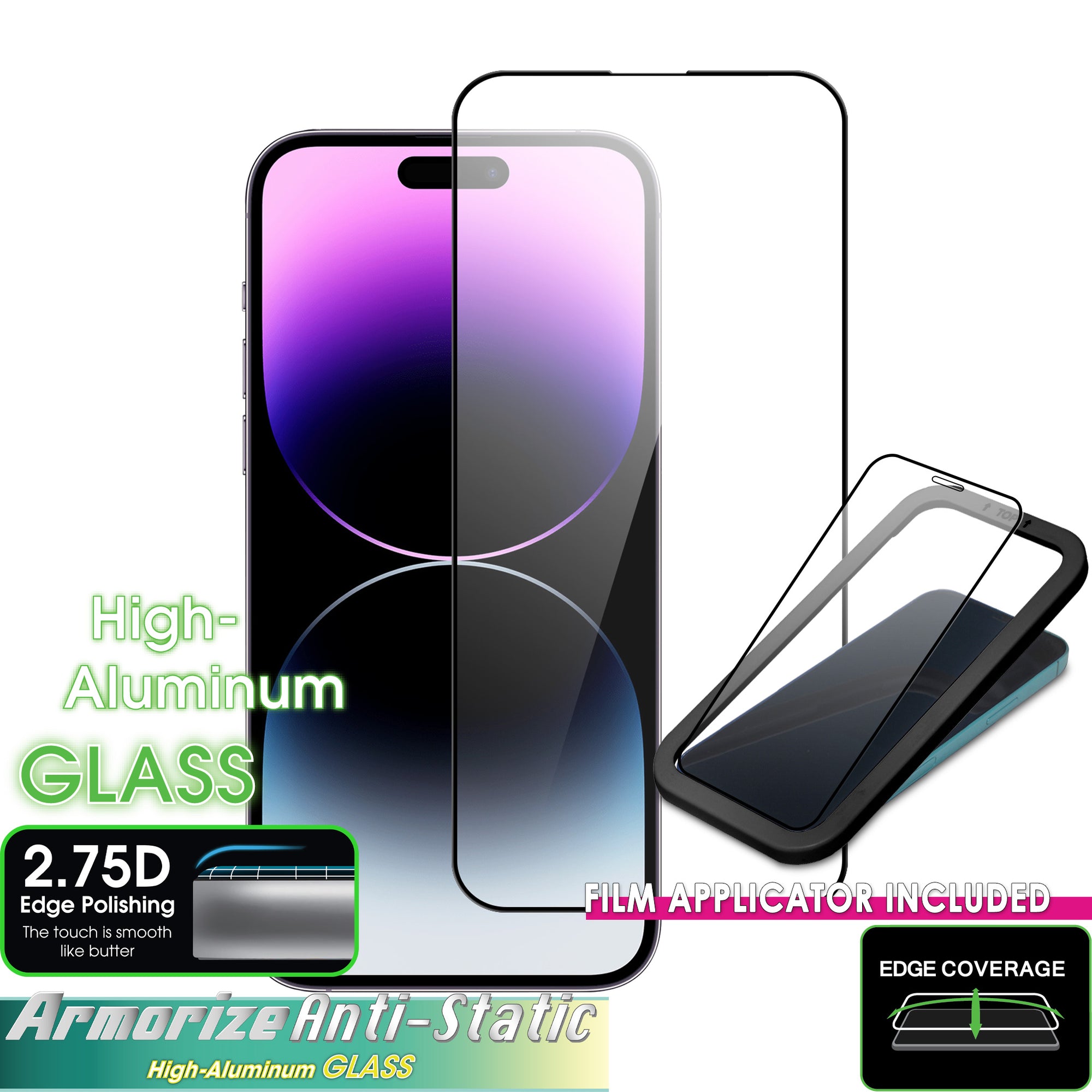 iPhone 14 Pro Max Armorize Anti Static Screen Protector FFG-275